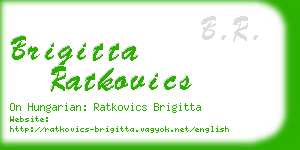 brigitta ratkovics business card